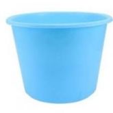 Balde para pipoca de 1,5 Lts na cor Azul Bebê