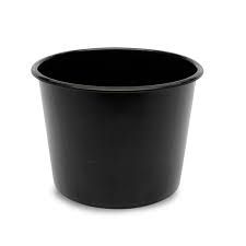 Balde para pipoca de 1,5 Lts na cor Preto