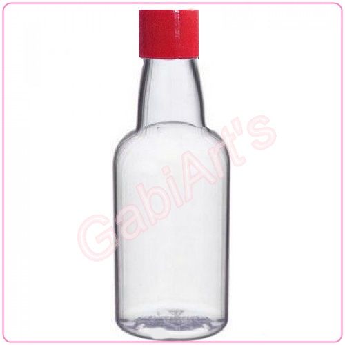 Garrafinhas PVC Cristal 50 ml. tampa reta