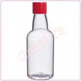 Garrafinhas PVC Cristal 50 ml. tampa reta